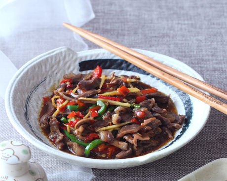 爆炒鸡胗