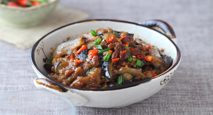 肉末酱烧茄子